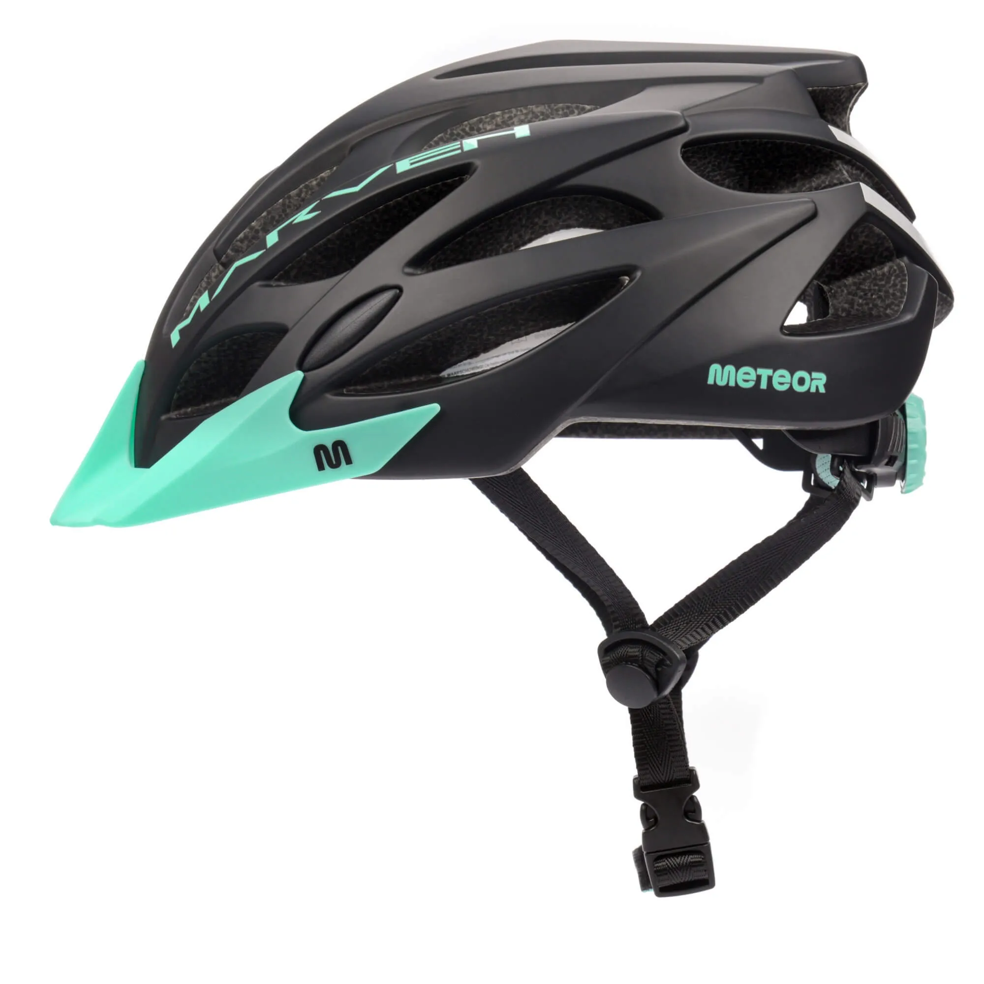 Kask rowerowy Meteor Marven L 58-61 cm czarny/miętowy