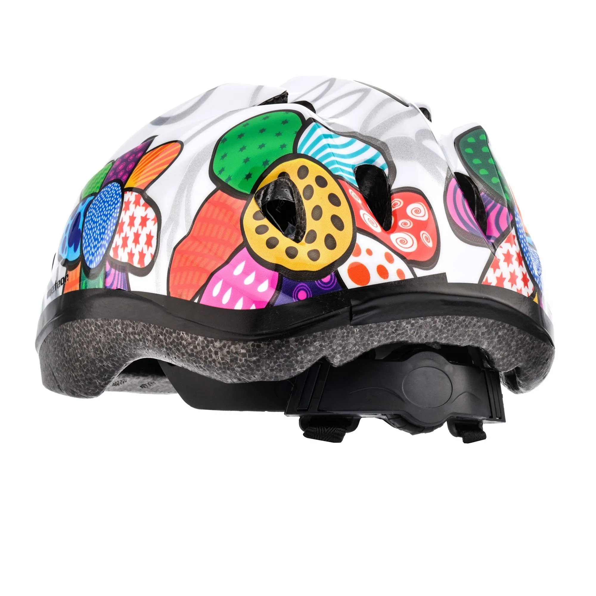 Kask rowerowy Meteor KS07 S 48-52 cm Colourful flowers