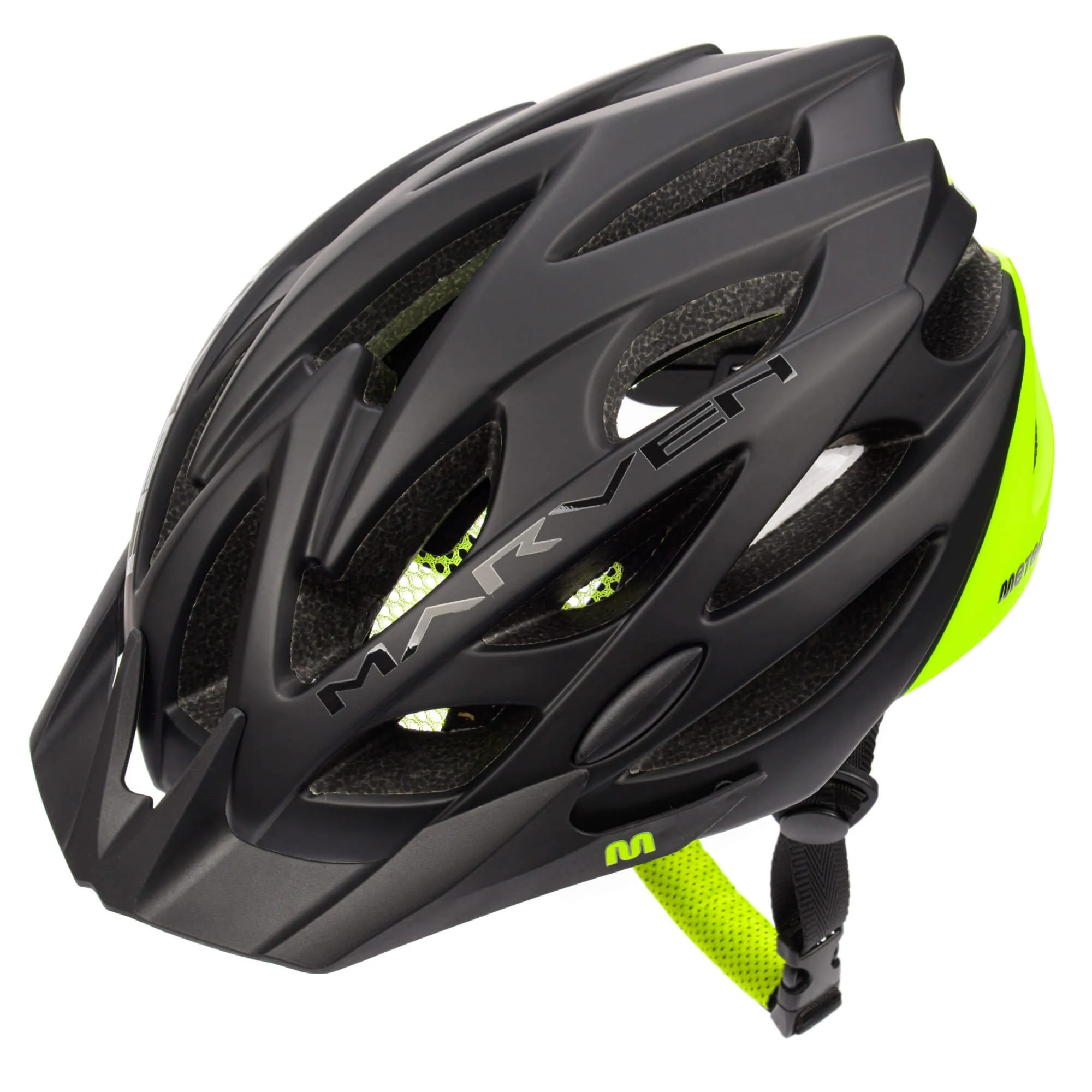 Kask rowerowy Meteor Marven M 55-58 cm czarny/zielony