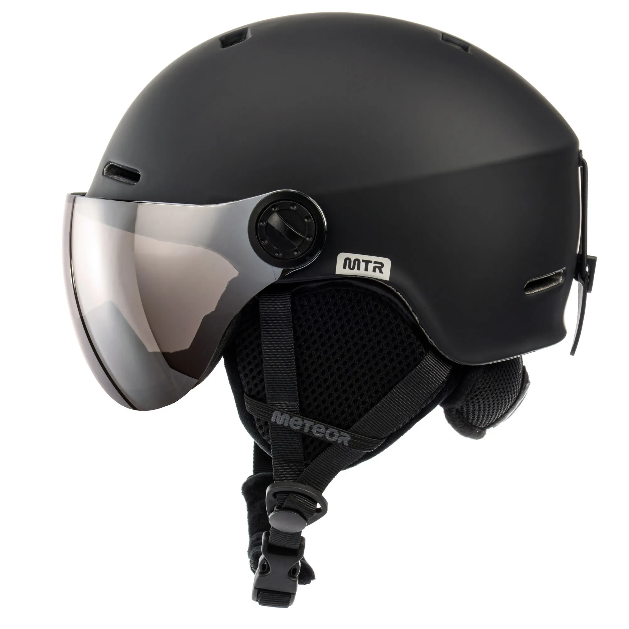 Kask narciarski Meteor Falven S 53 -55 cm czarny