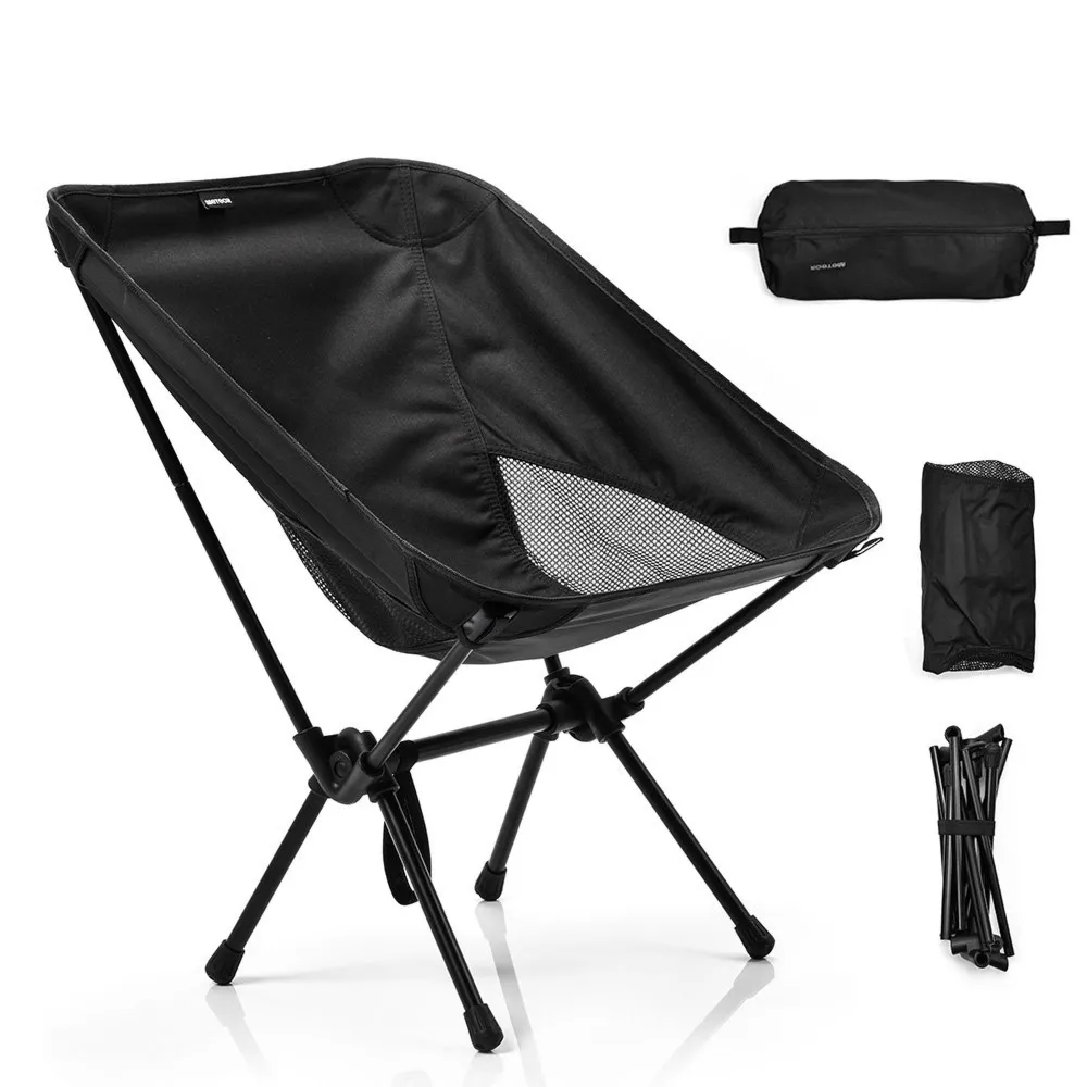 Krzesło składane Meteor Schelp czarny