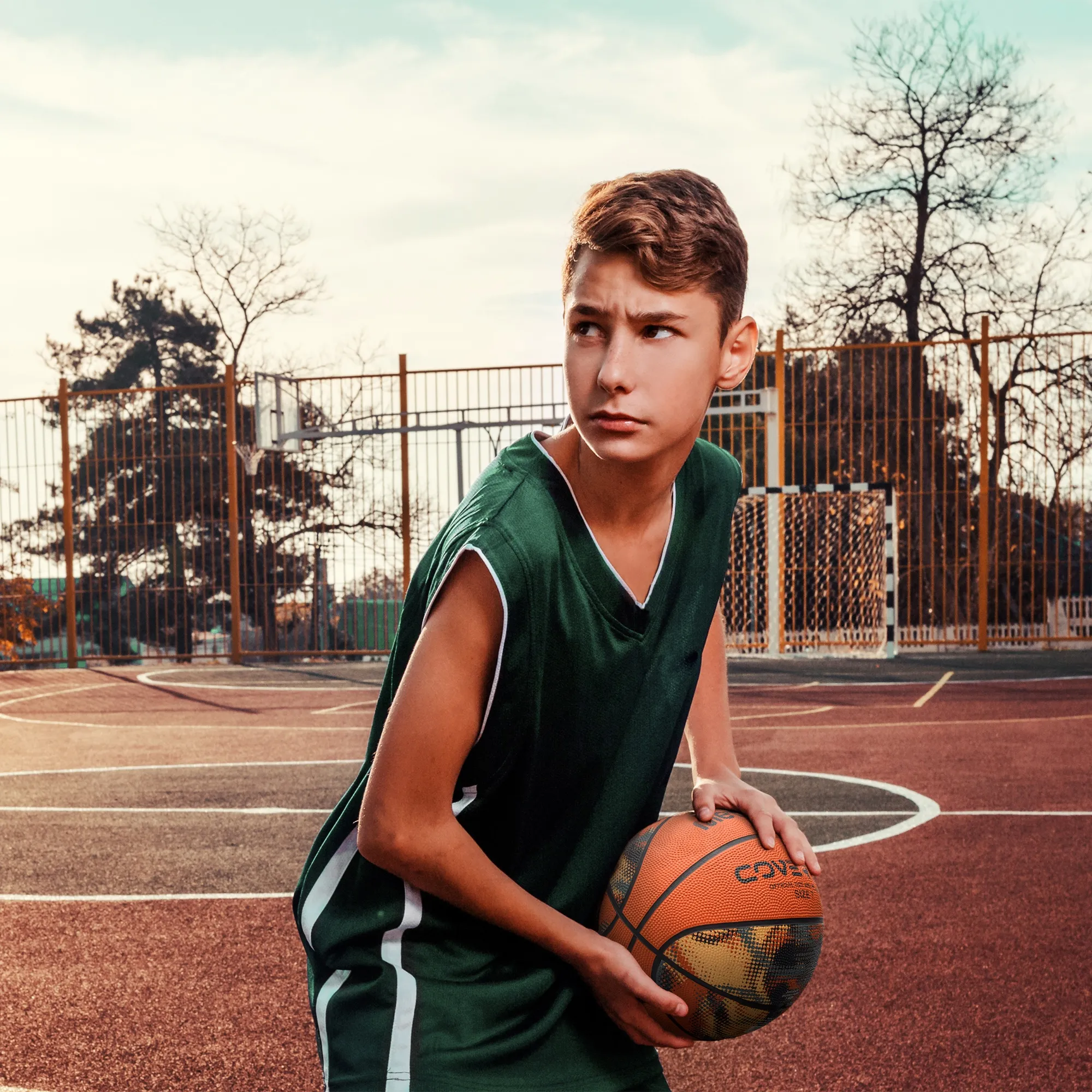 Piłka koszykowa Meteor Cover up  5