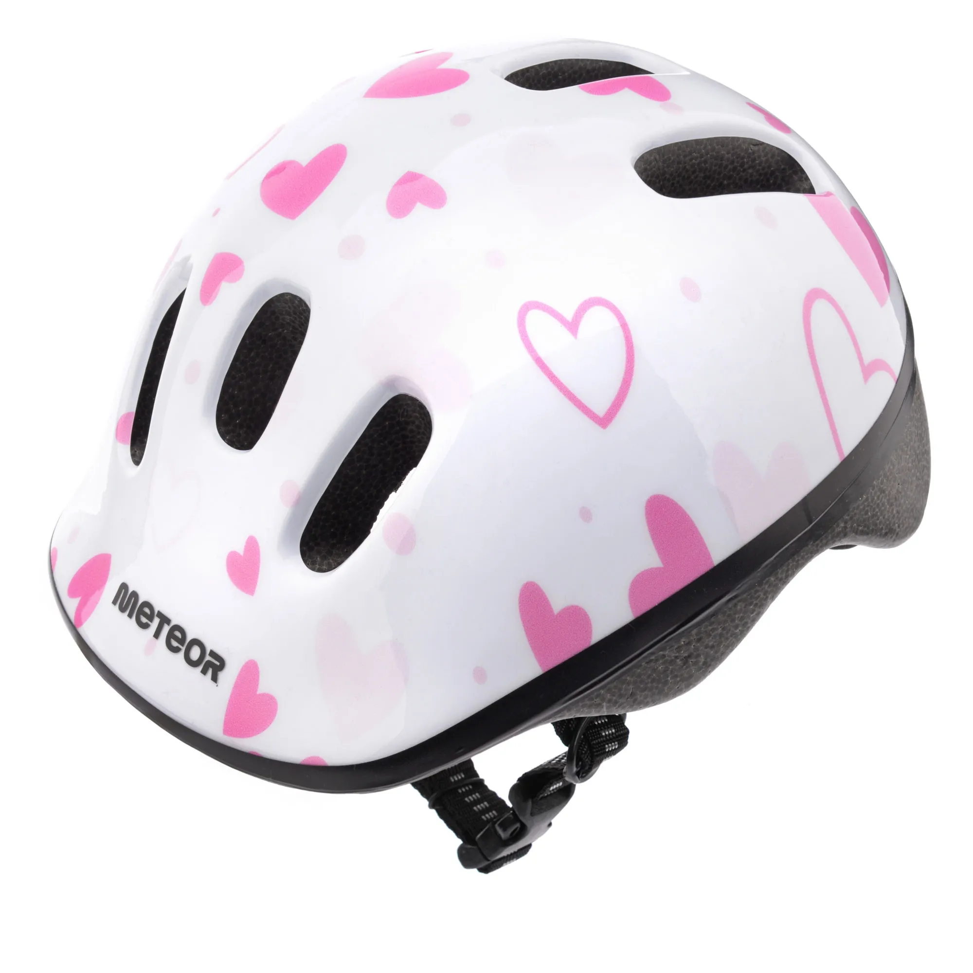 Kask rowerowy Meteor MV6-2 S 48-52 cm Hearts
