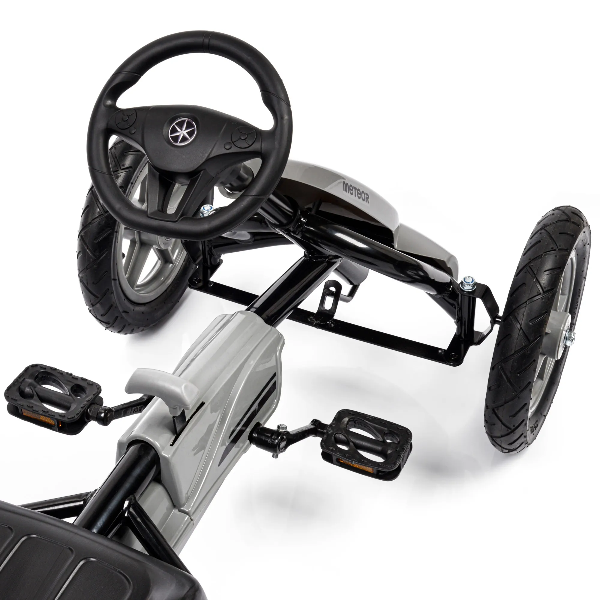 Gokart na pedały Meteor GM/1904 ciemny szary