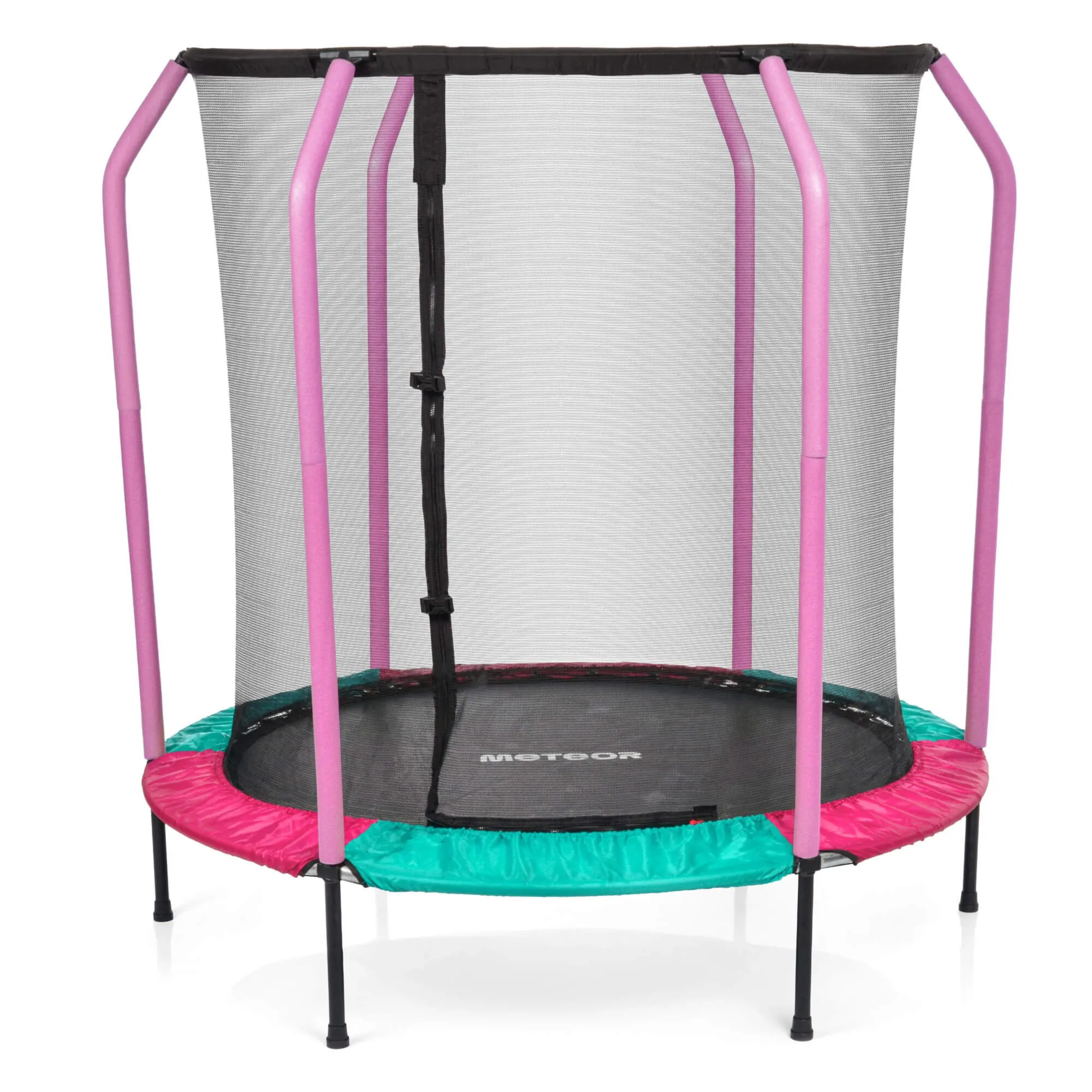 Trampolina dla dzieci Meteor TRP-55 150 cm różowy
