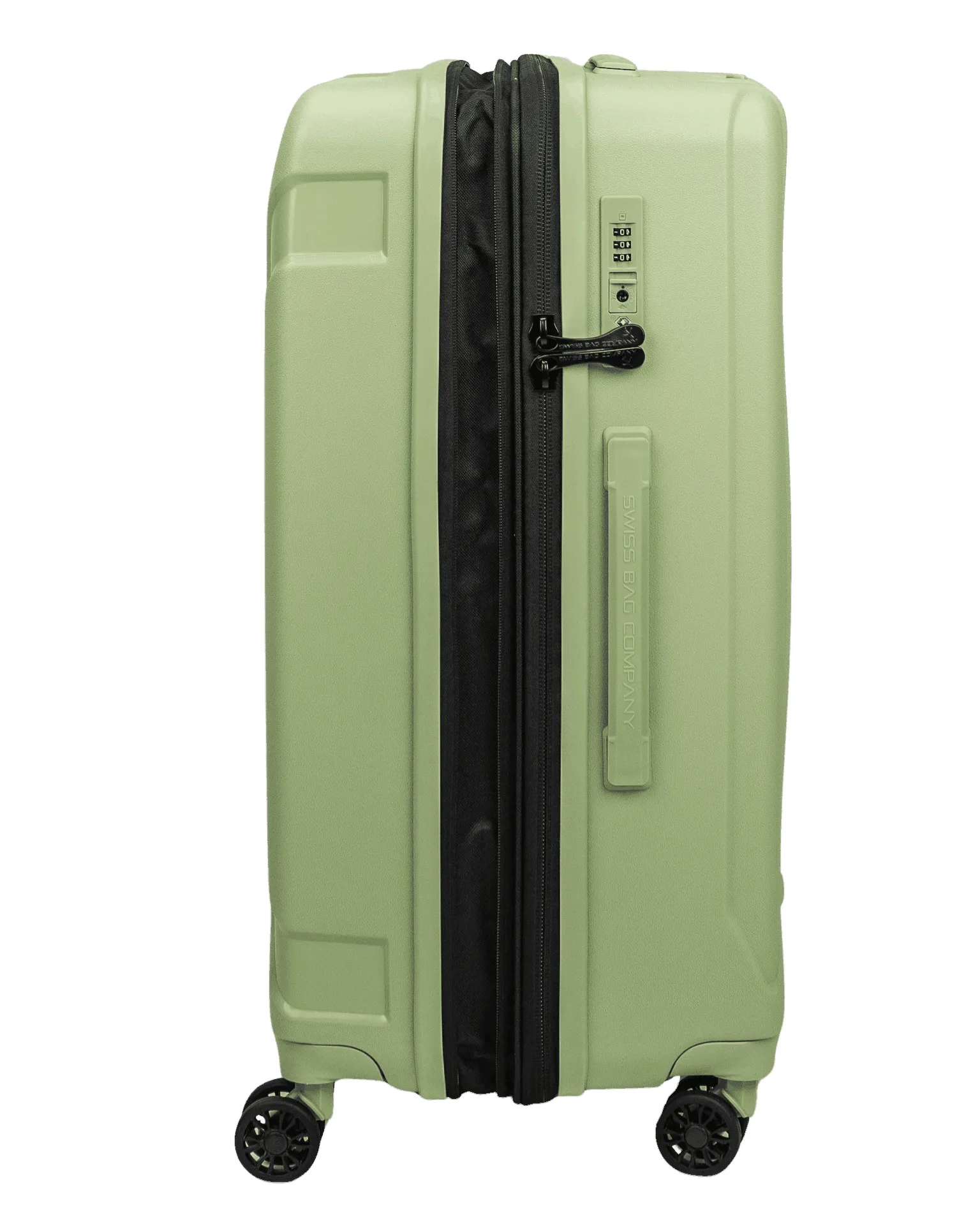 Średnia walizka SwissBags Tourist 65 cm zielony