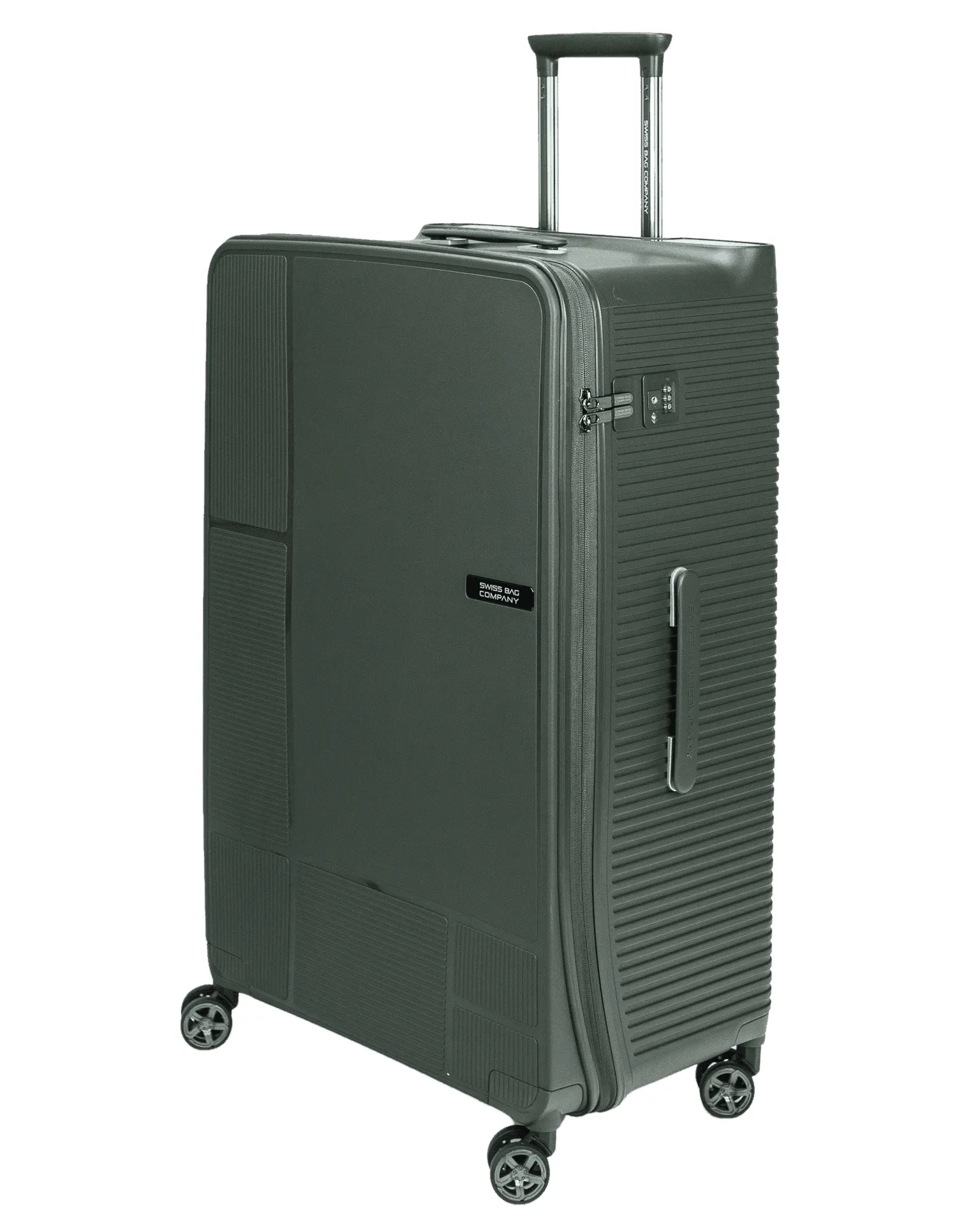 Duża walizka SwissBags Magna 78 cm zielony