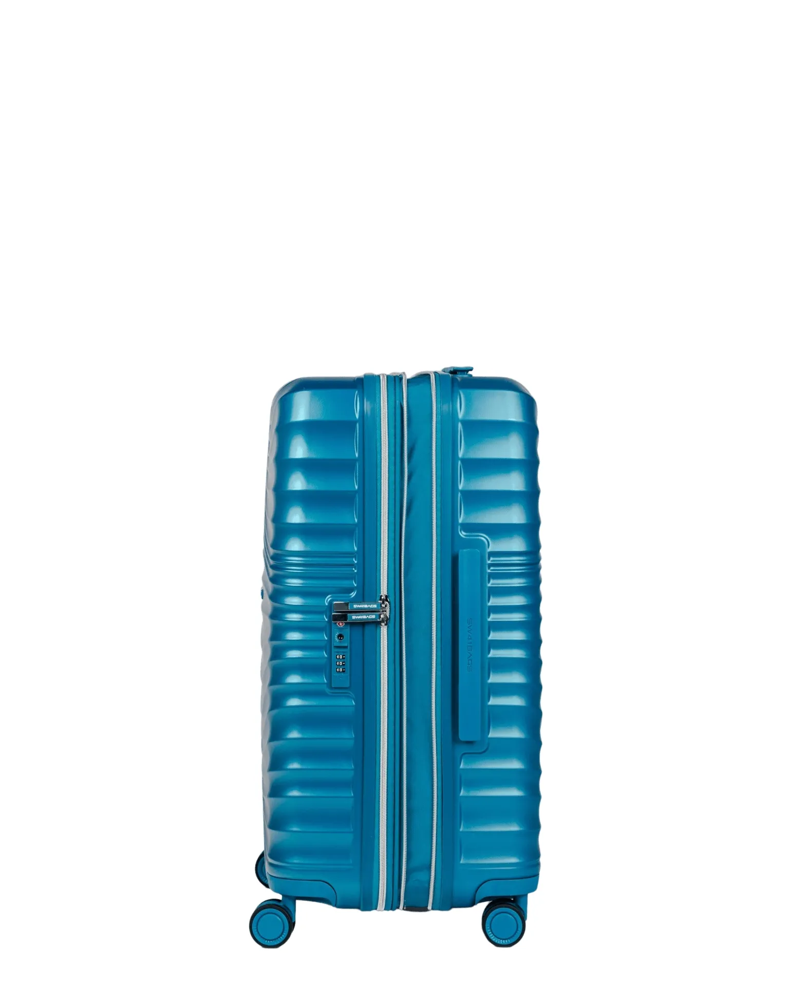 Średnia walizka SwissBags Cruise 65 cm turkusowy