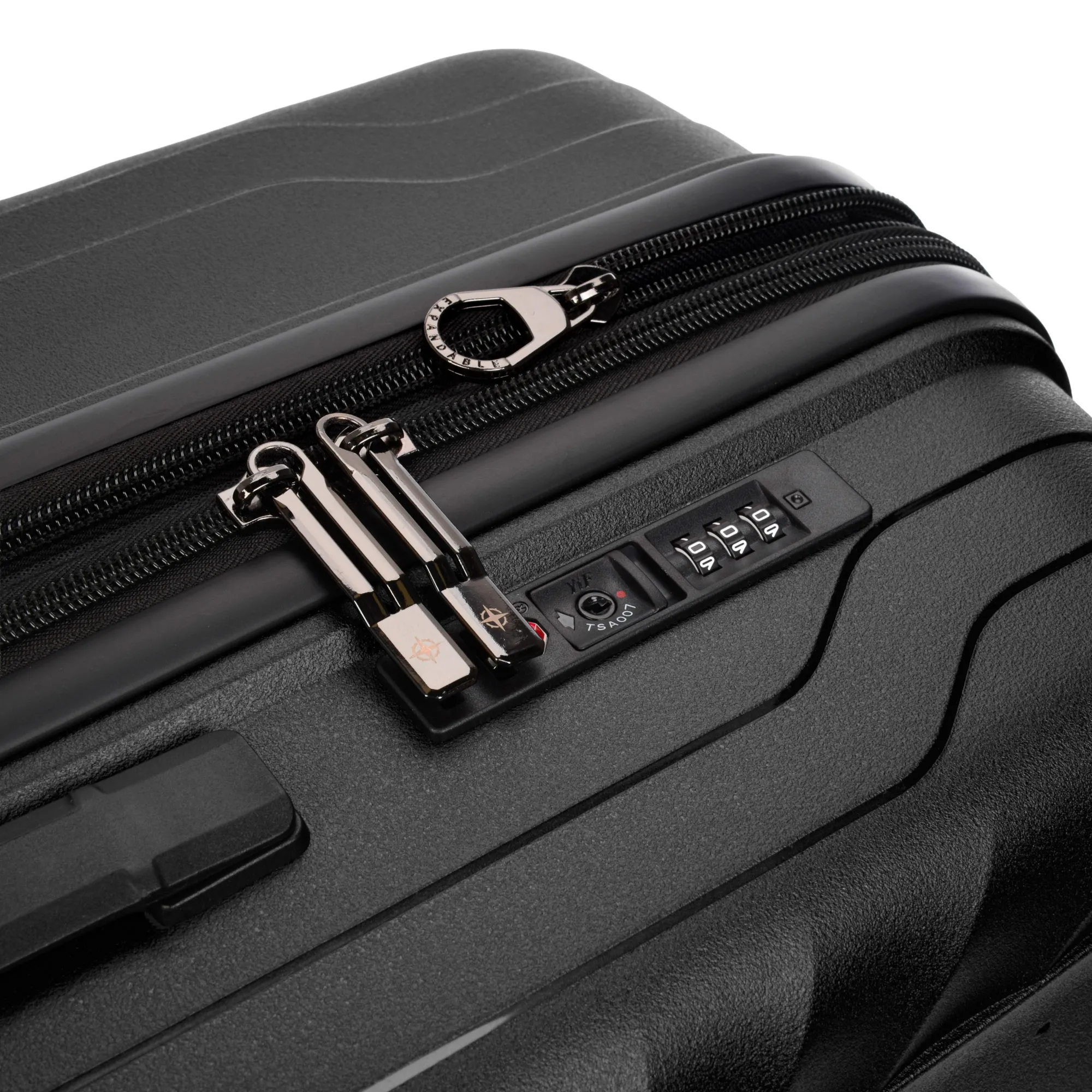 Średnia walizka SwissBags Ibiza 65 cm czarny