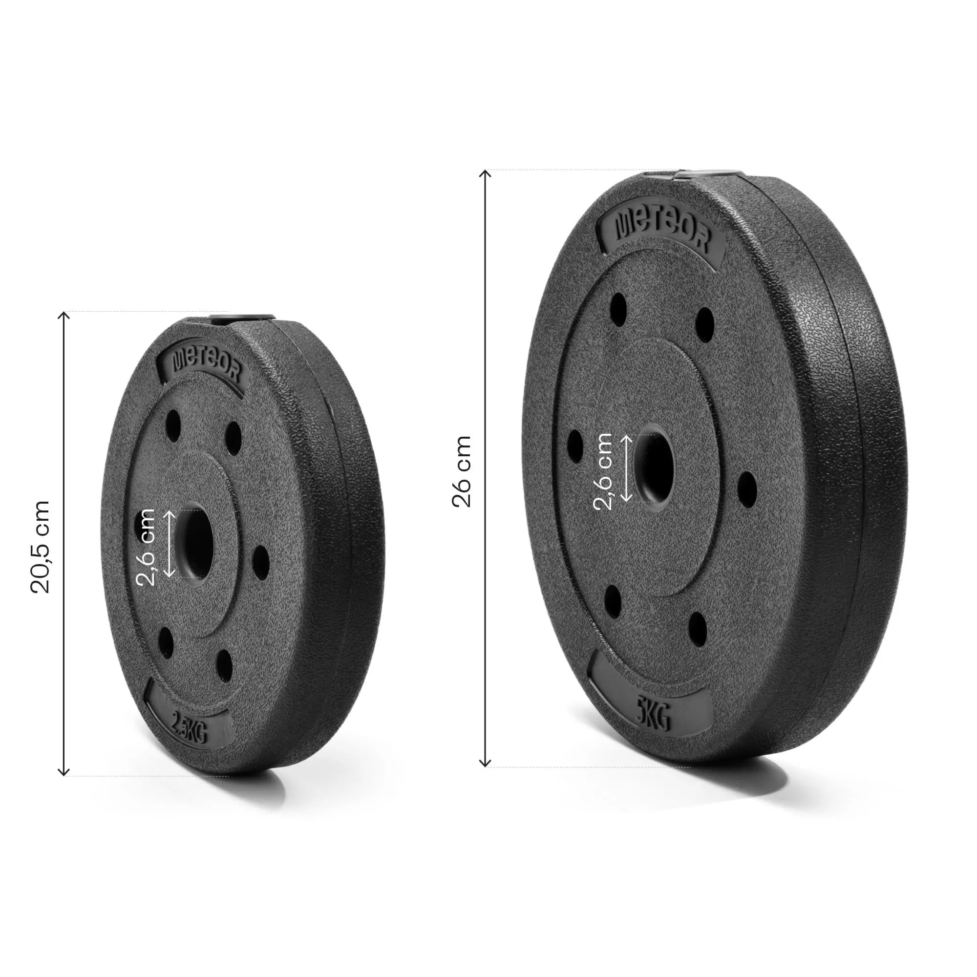 Zestaw talerzy bitumicznych Meteor 4x2.5 kg 2x5 kg