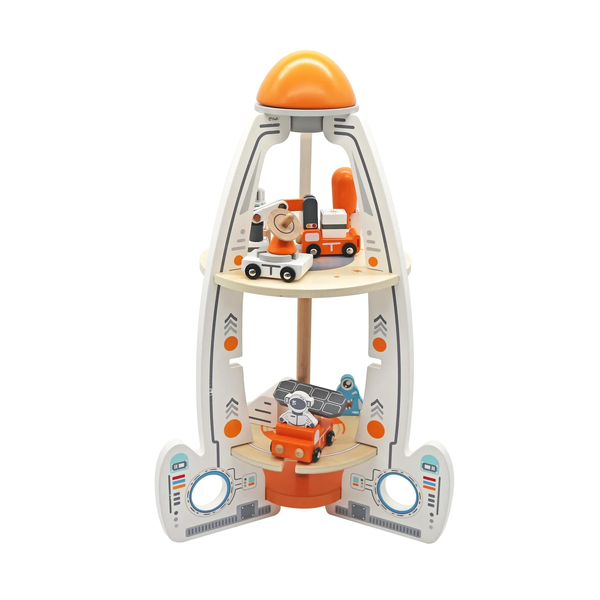 Drewniana rakieta – stacja kosmiczna