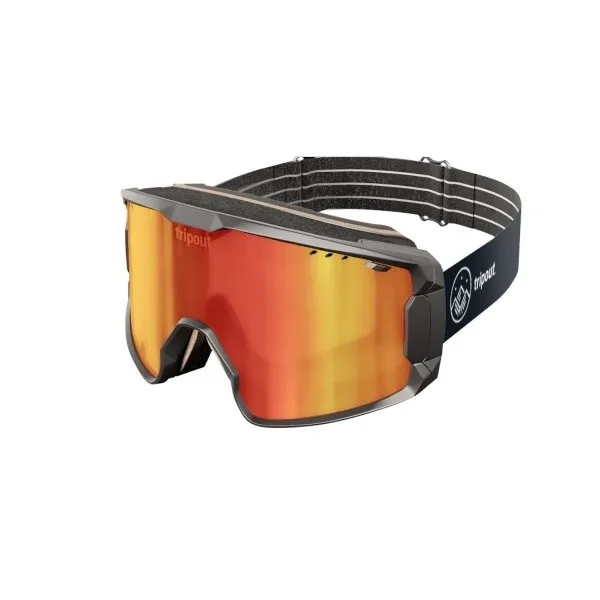 Gogle Tripout TRX Black (orange fire)