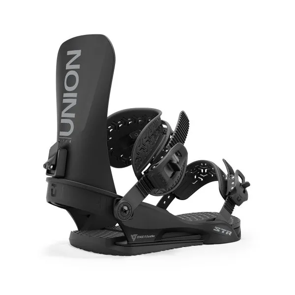 Męskie wiązania snowboardowe Union STR (black) 2025