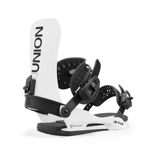Męskie Wiązania snowboardowe Union STR (white) 2025 | rozmiar M
