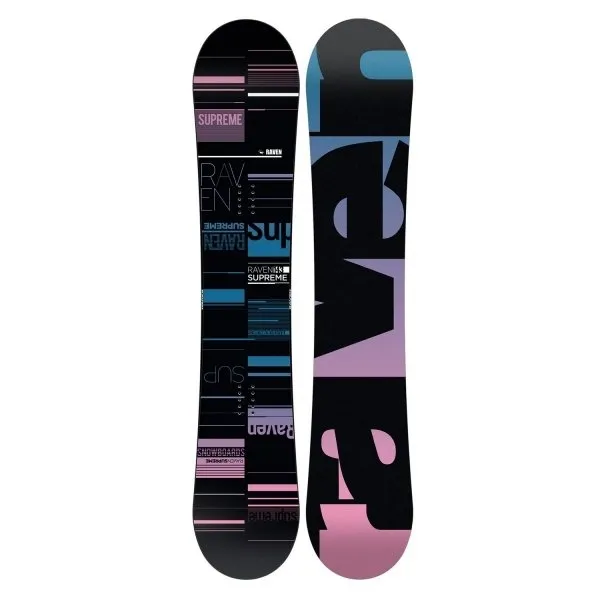 Damska Deska snowboardowa Raven Supreme Black | 153