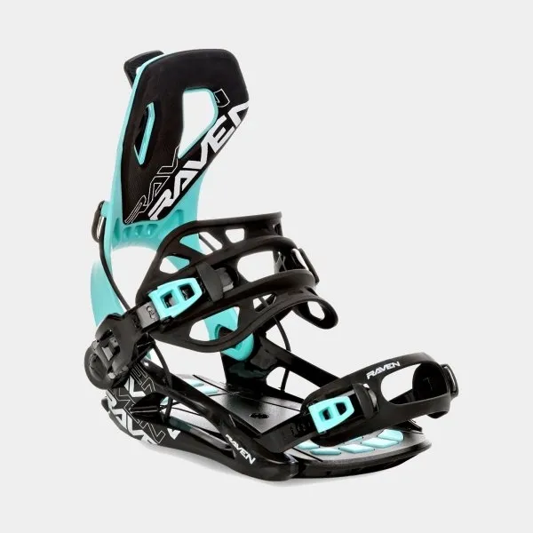 Szybkie damskie wiązania snowboardowe Raven FT360 (mint) 2025 | Fastec