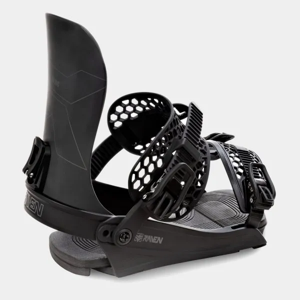 Klasyczne wiązania snowboardowe Raven Pro King | czarne