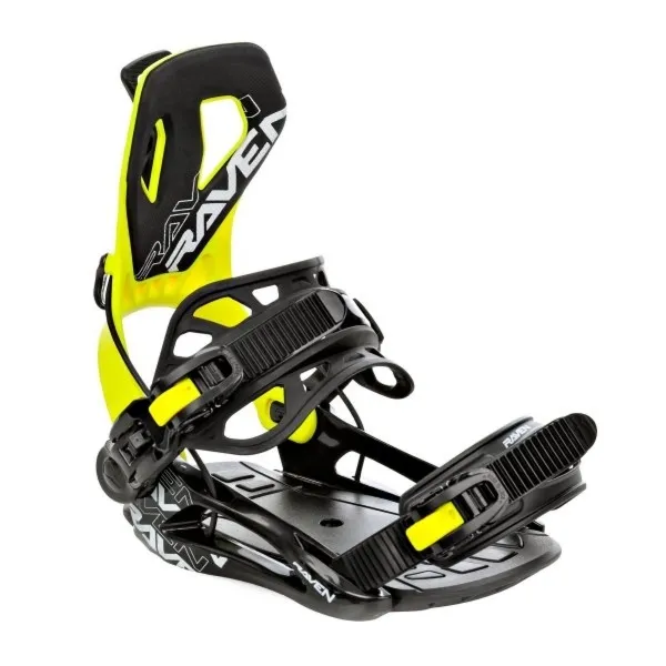 Szybkie wiązania snowboardowe 2w1 Raven FTM450 Multientry (lime) | Fastec