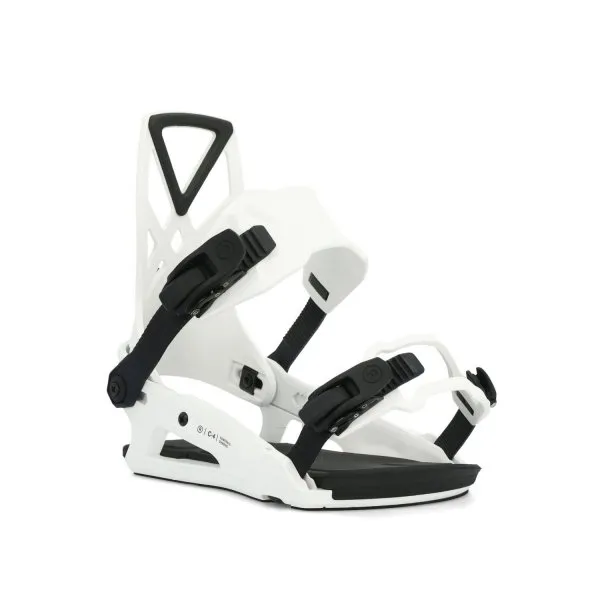 Męskie wiązania snowboardowe Ride C-4 (white) 2025