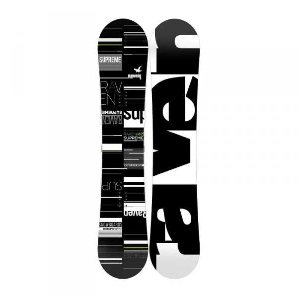 Deska snowboardowa Raven Supreme Black/Green | 151 | 154 | 157