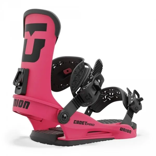 Damskie / juniorskie wiązania snowboardowe Union Cadet Pro (magenta) | różowe