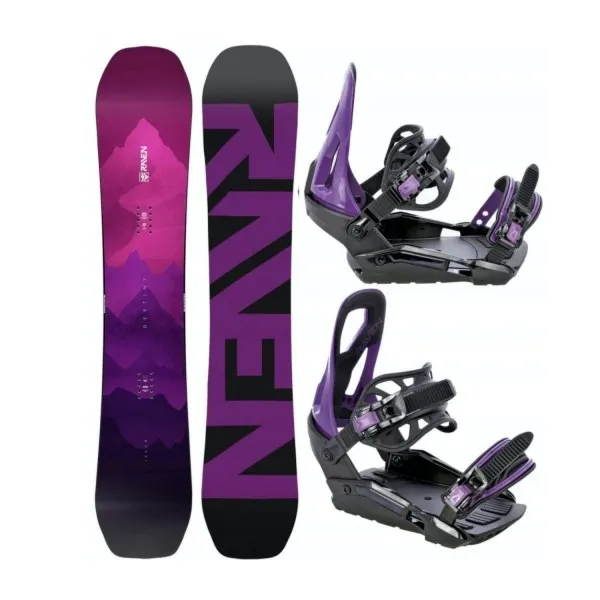Deska Raven Destiny z wiązaniami Raven s230 (black/violet)