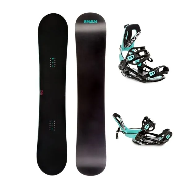 Deska Raven Pure Mint z wiązaniami Raven FT360 Mint