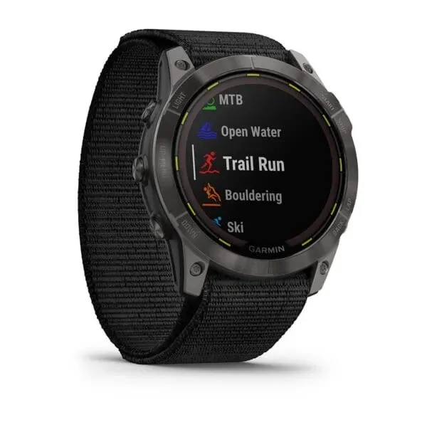 Zegarek sportowy Garmin Enduro 2 Solar Black Carbon Gray DLC Ti Ultrafit Band