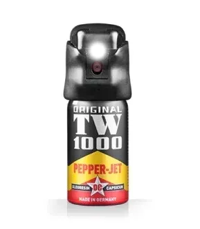 Gaz pieprzowy TW 1000 PEPPER-JET strumień 40ml + LED (1410) L213