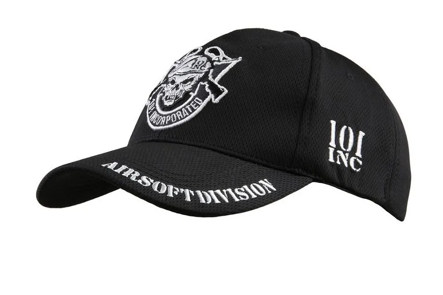 Czapka Baseball Cap 101INC Airsoft Division Fostex czarna