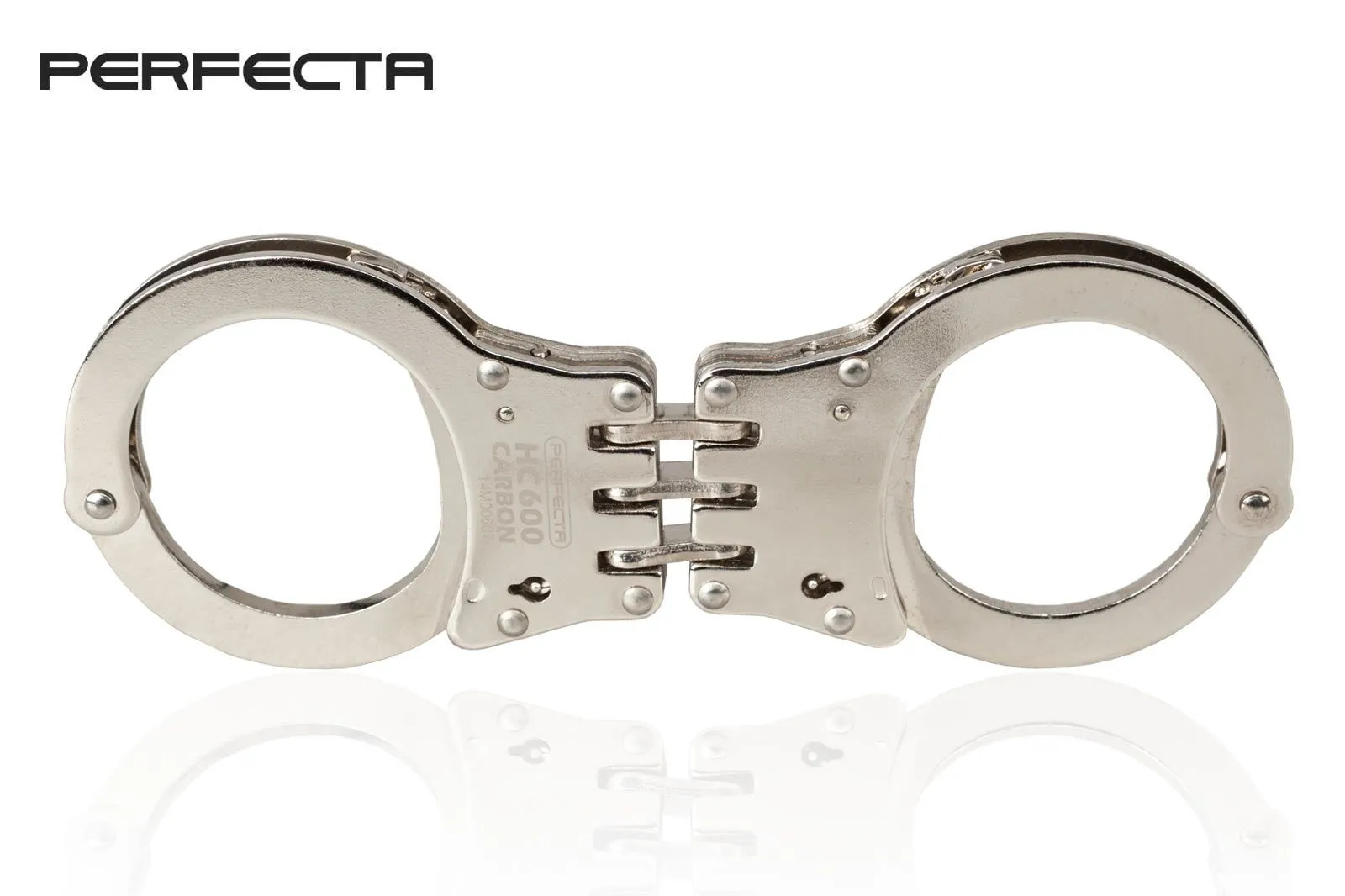 Kajdanki zawiasowe PERFECTA HC 600 carbon z kaburą (2.1710)