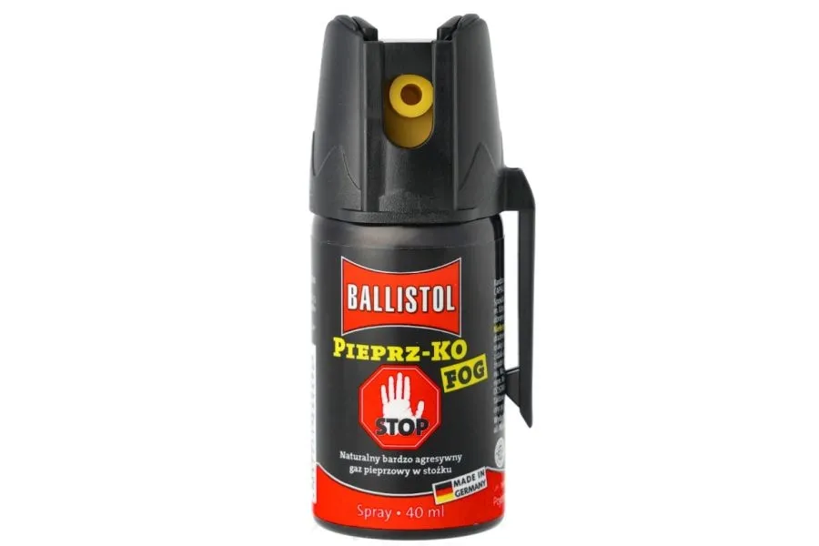 Gaz pieprzowy Klever KO Defenol Fog (stożek) 40 ml (24449 / 24450-PL)