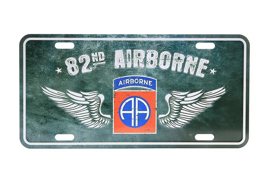 Tablica rejestracyjna 82nd Airborne