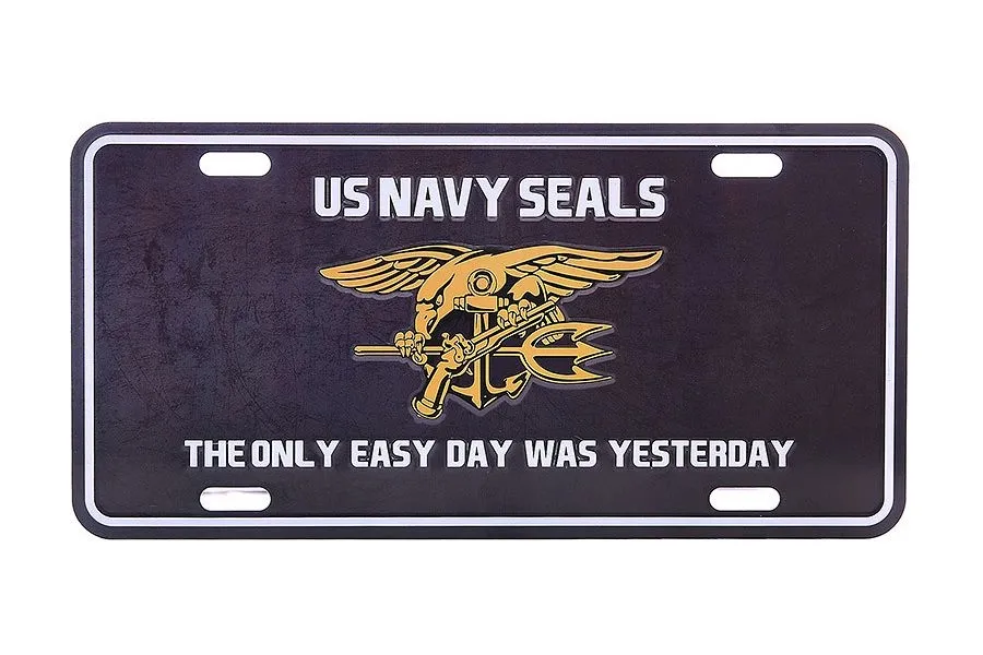 Tablica rejestracyjna US Navy Seals