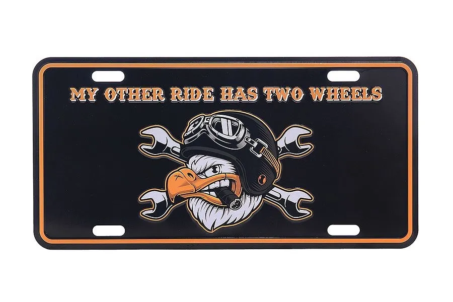 Tablica rejestracyjna My other Ride has 2 wheels