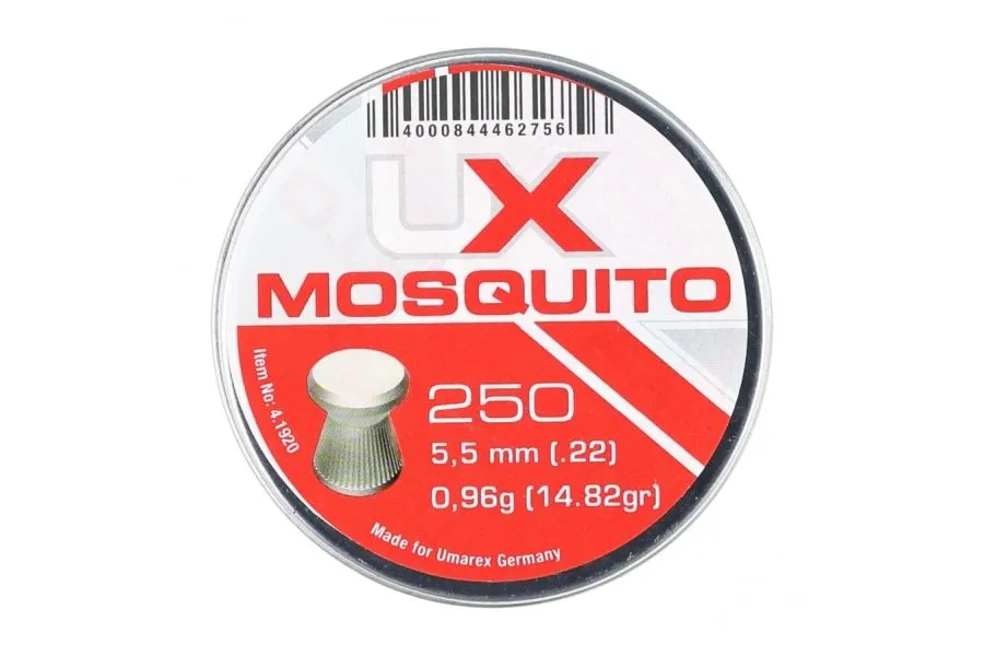 Śrut 5,5 mm Diabolo UMAREX Mosquito płaski 250szt (4.1920.1)