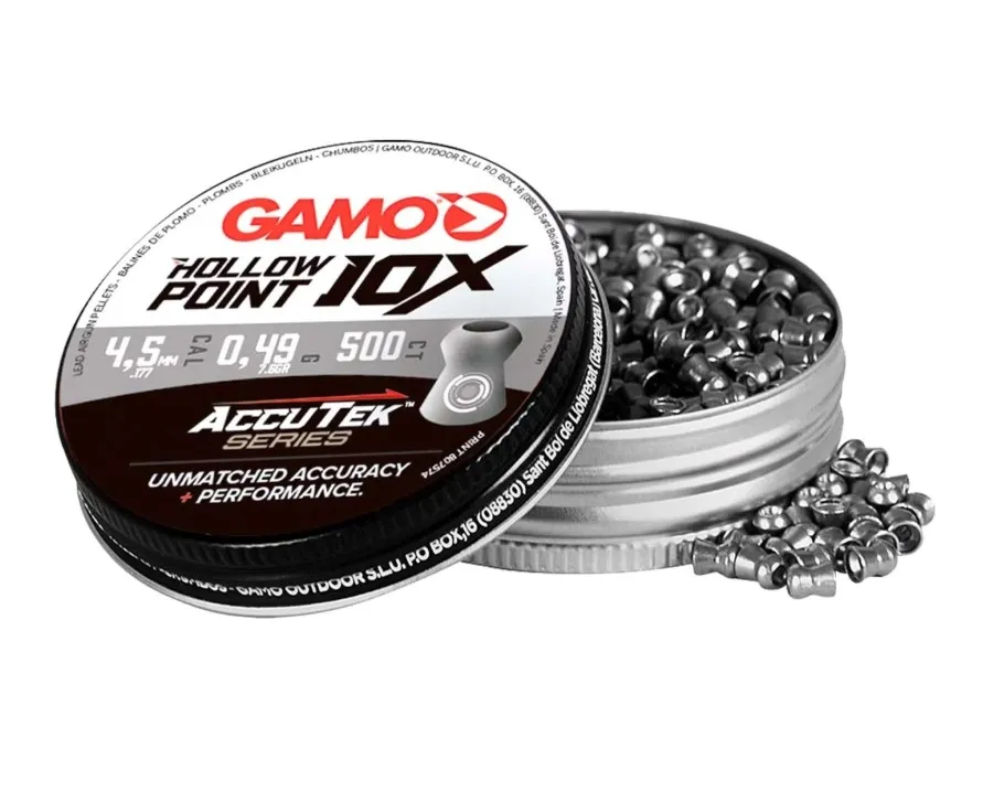 Śrut 4,5 mm Diabolo GAMO AccuTek Hollow Point 10X 500 szt. z otworem (6322546-AK)