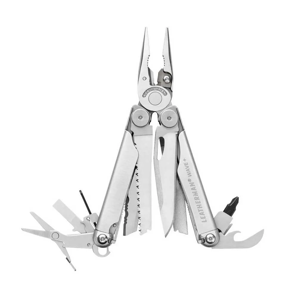 Multitool Leatherman WAVE Plus Stainless - 18 narzędzi (832524)