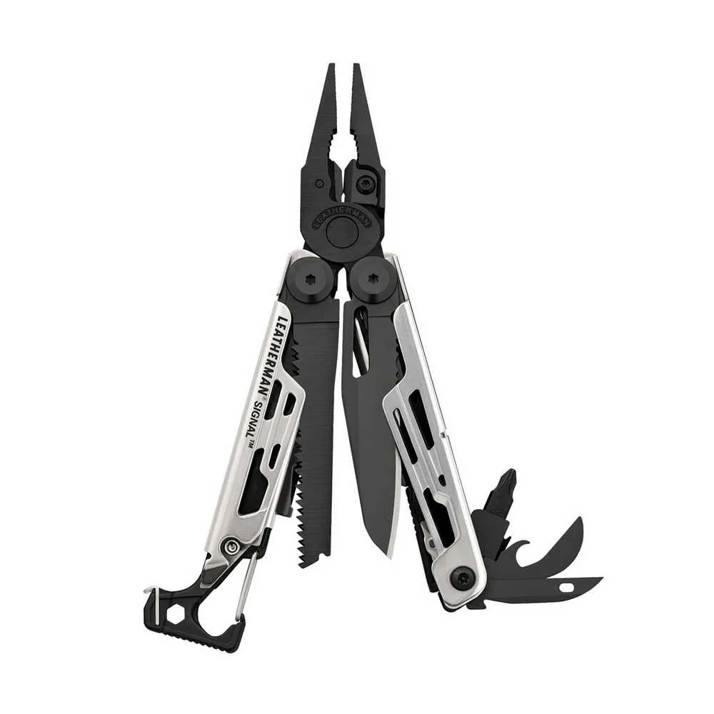 Multitool Leatherman SIGNAL Silver - Oksyda - 19 narzędzi (832625)