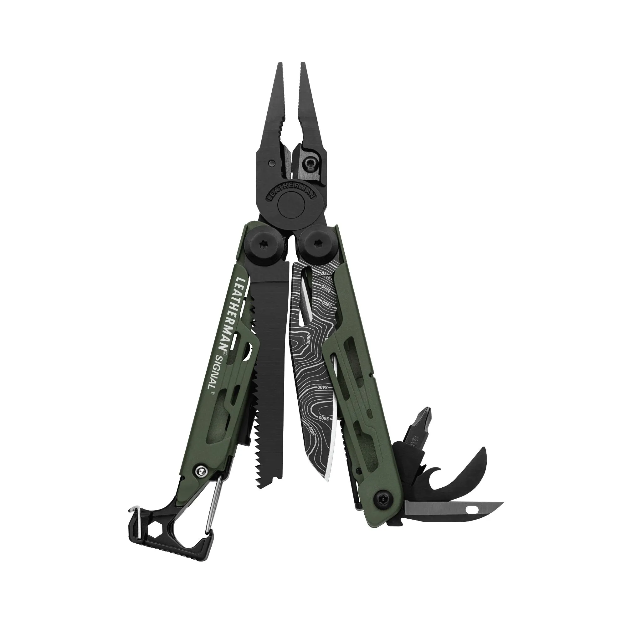 Multitool Leatherman SIGNAL Green zielony - Oksyda - 19 narzędzi (832692)