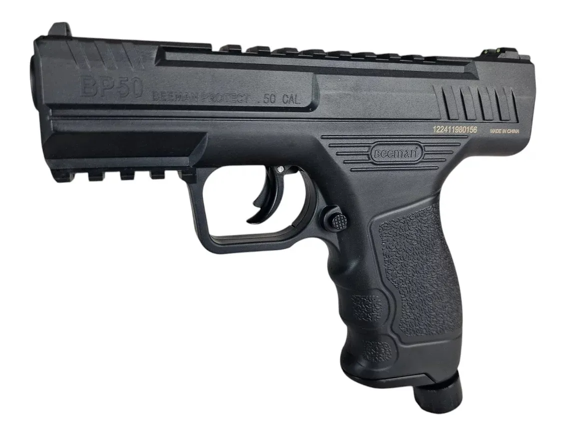 Pistolet na kule gumowe i pieprzowe BEEMAN Protect BP50 Combo kal.50, 8-strzałowy CO2-12g (BP50C)