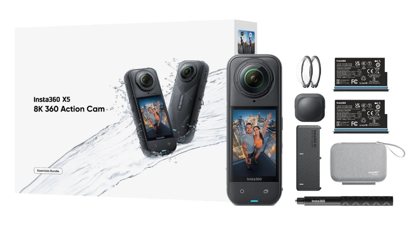 Kamera Insta360 X5 Essentials Bundle
