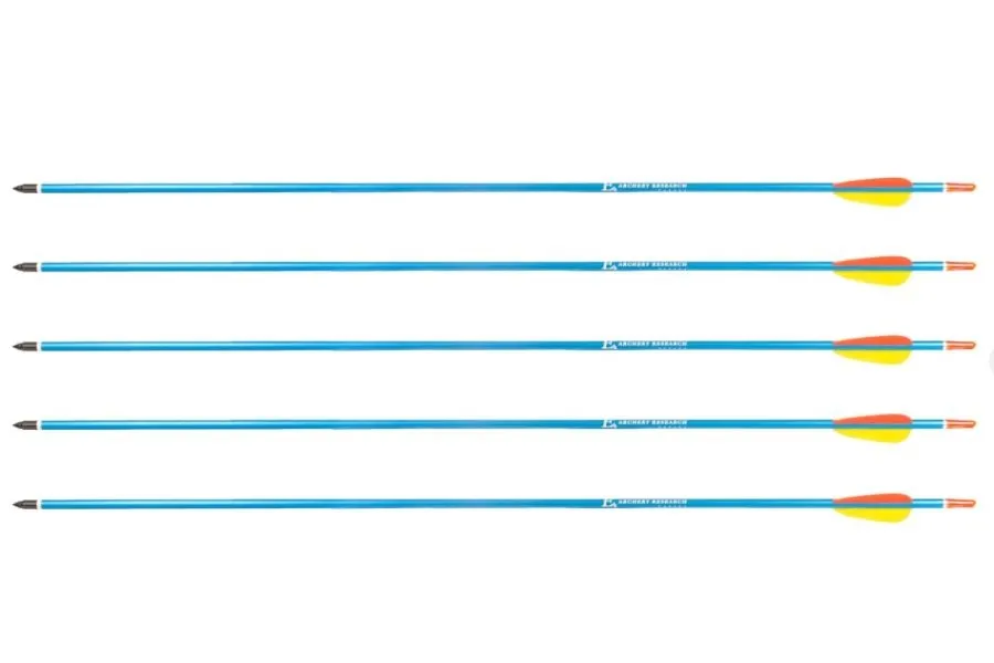 Strzały aluminiowe 30" BLUE Poe Lang - zestaw 5 sztuk