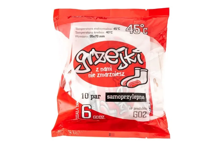 Ogrzewacze do stóp samoprzylepne-Grzejki (opakowanie 10 par)