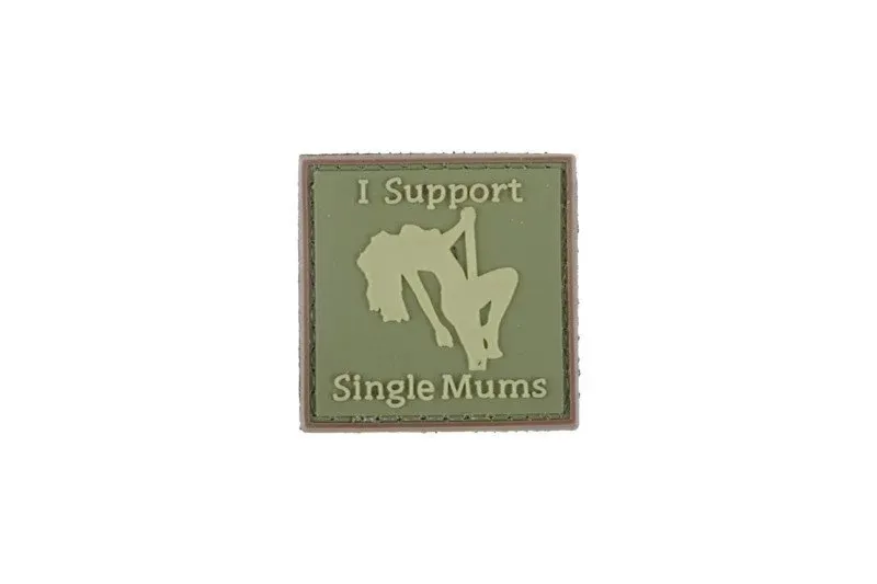Naszywka 3D - I Support Single Mums - oliwkowa (GFT-30-009550)
