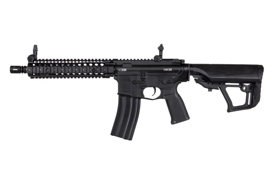 Karabinek ASG szturmowy ICS DD MK18 SIII Czarna