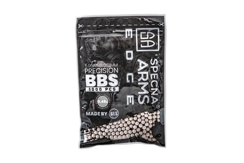 Kulki ASG precyzyjne Specna Arms EDGE 0.48g - 1000szt - Ivory (SPE-16-027229)