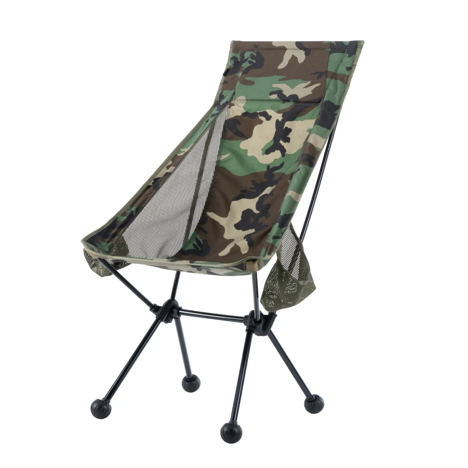 Krzesło turystyczne składane wysokie HELIKON TRAVELER Enlarged Lightweight Chair - US Woodland - (AC-ELC-CD-03)