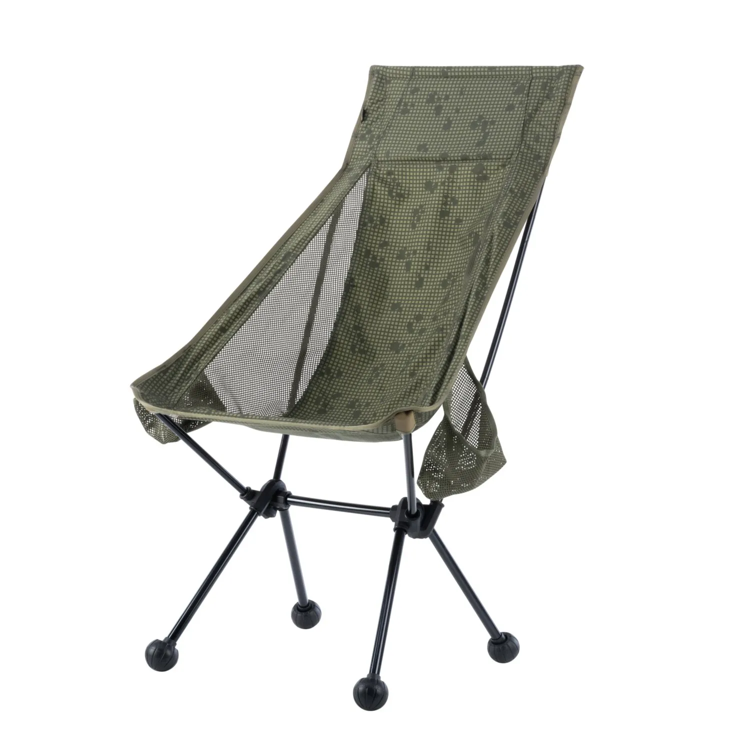 Krzesło turystyczne składane wysokie HELIKON TRAVELER Enlarged Lightweight Chair - Desert Night Camo - (AC-ELC-CD-0L)