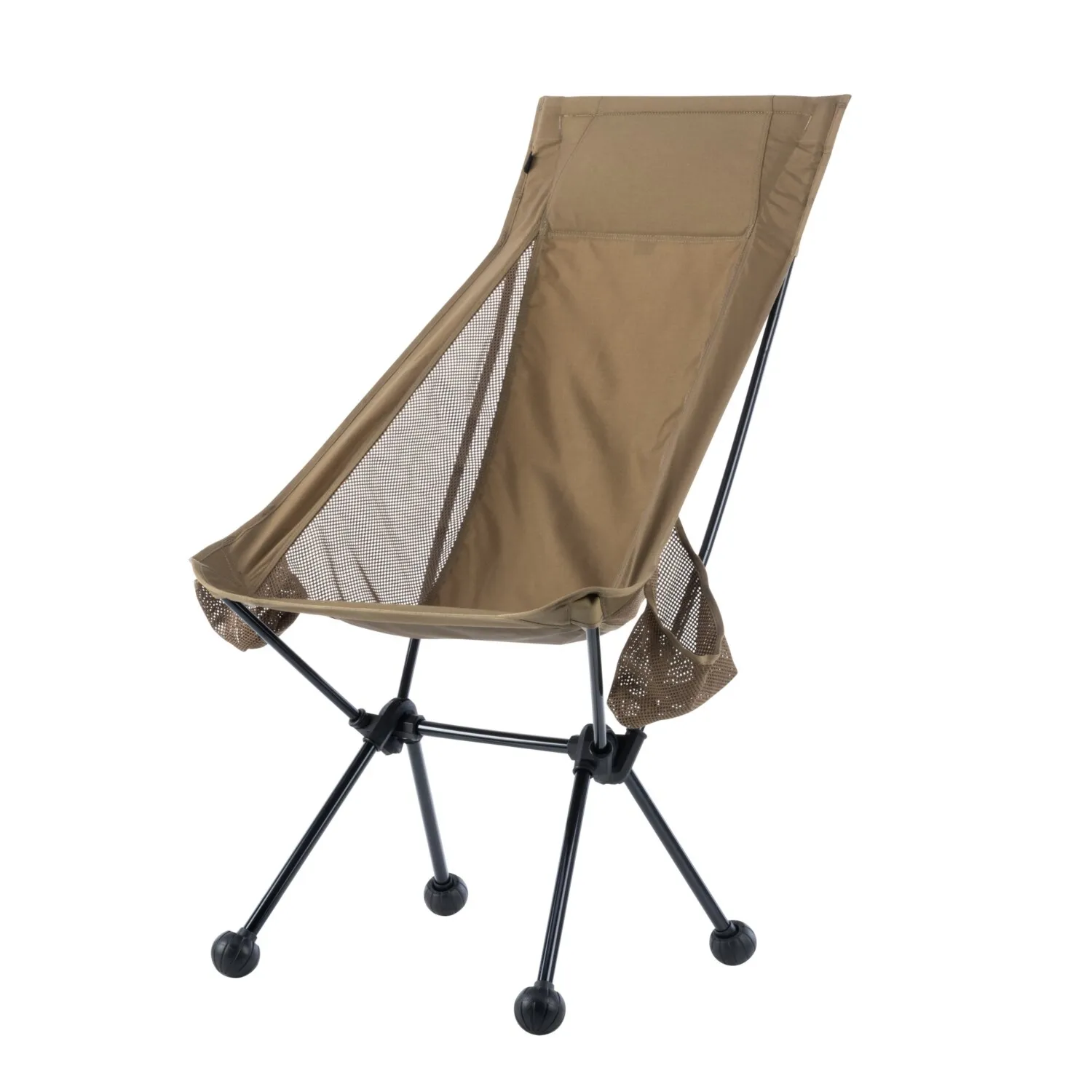 Krzesło turystyczne składane wysokie HELIKON TRAVELER Enlarged Lightweight Chair - Coyote - (AC-ELC-CD-11)